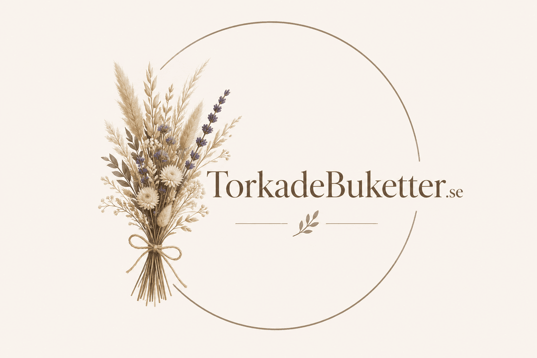 Bordsarrangemang Natur torkade buketter i nyansen Bordsarrangemang Natur